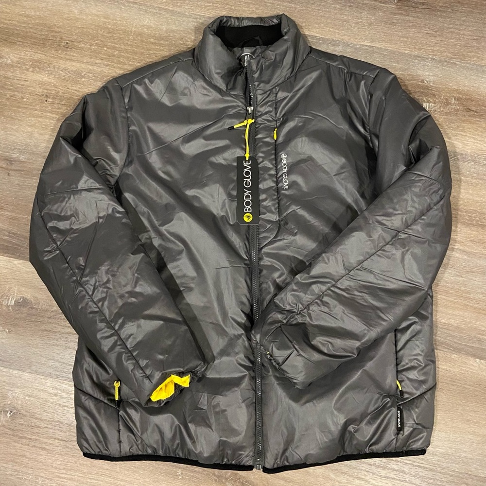 Body Glove Bomber Jacket - Eiffel Tower mens size XL